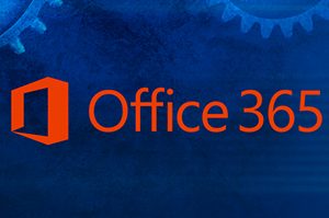 Technology Background with Office 365 text overlay